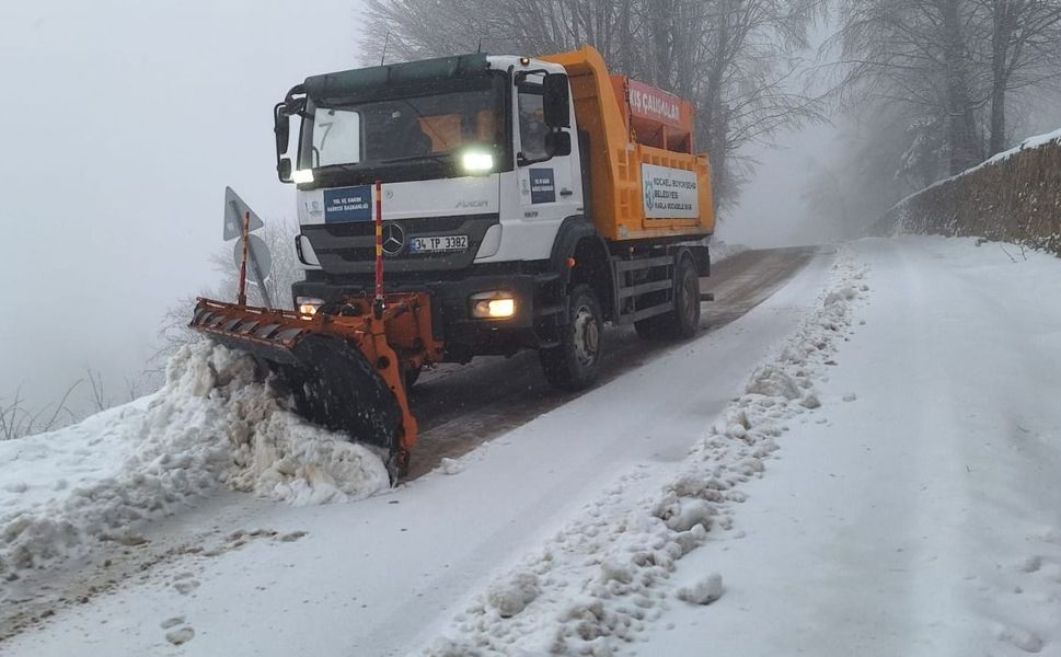 Büyükşehir, 235 araç ve 630 personelle görev başında